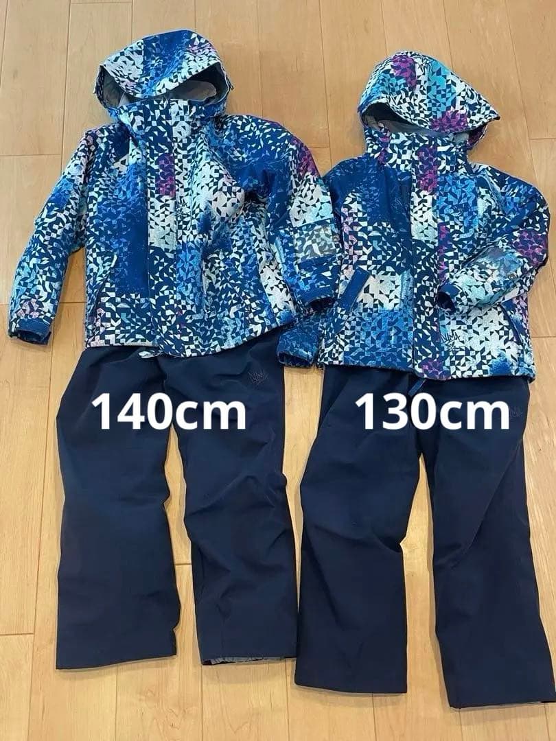 NIMA 子供用 キッズ　スノーウェア2着セット 130cm 140cm