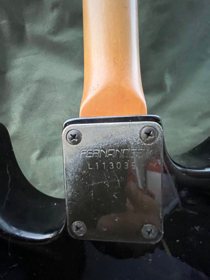 FERNANDESエレキギター 革のギターケース・新品弦6個　引取の方は2万円❗️