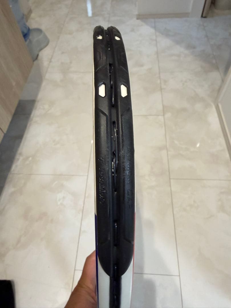 TF 硬式テニスラケット 黒/白/青