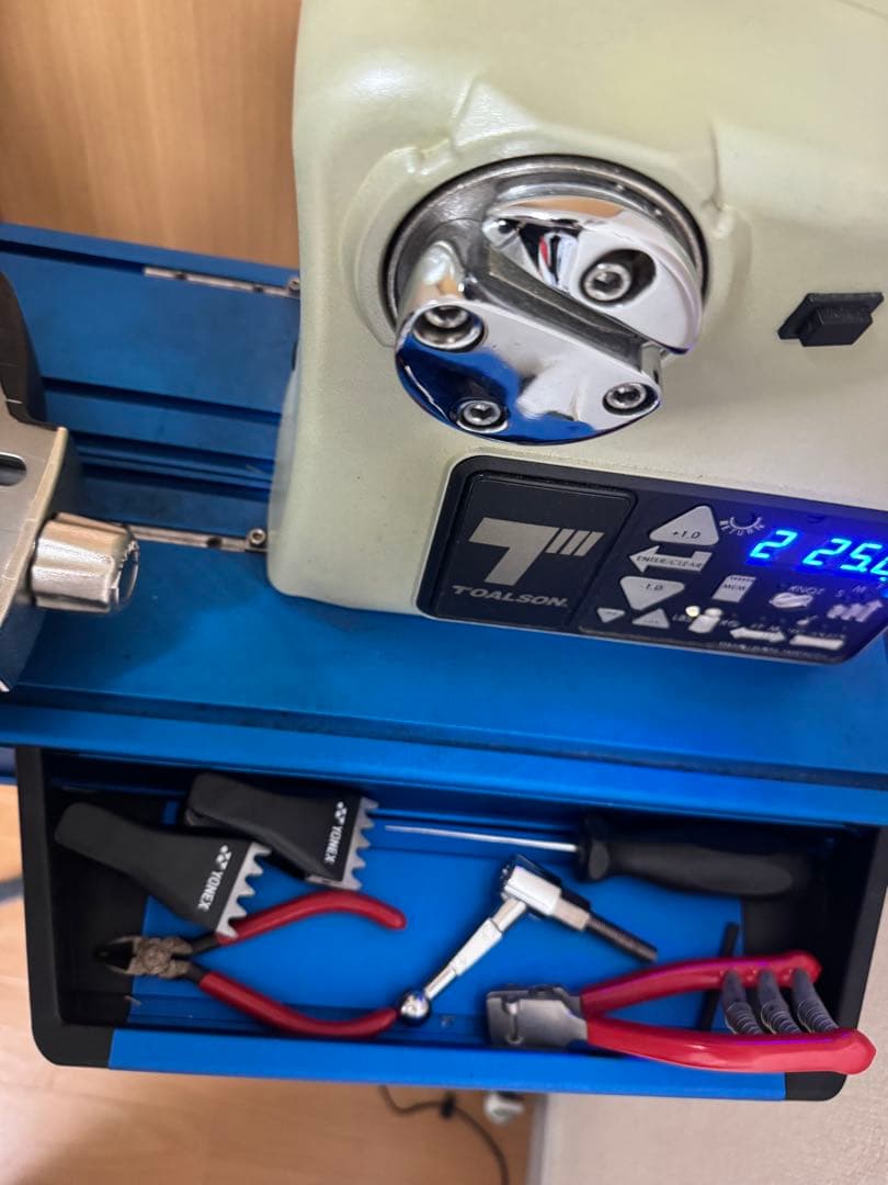 TOALSON トアルソン　テニス　電動ガット張りマシン　ガット張り機