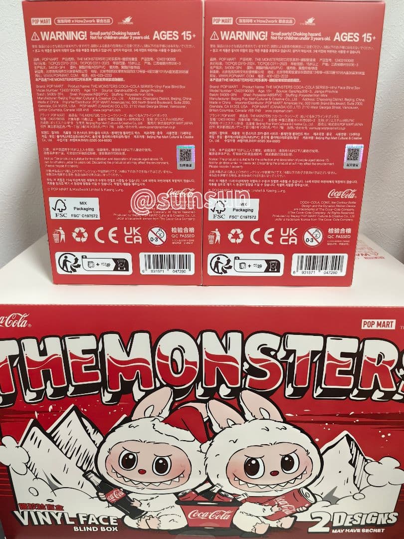 S*️様 POP MART LABUBU コカ·コーラ 新品未開封2個セット