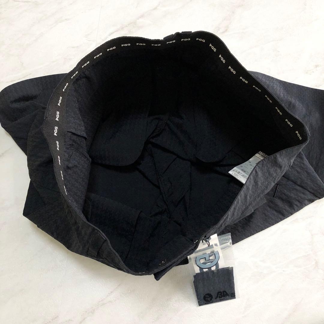 【近年モデル 新品】PGG ショートパンツ 千鳥格子 ストレッチ 速乾 ネイビー