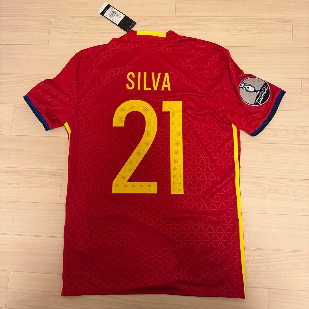 スペイン代表　ダビド・シルバ　2012 EURO 優勝記念ユニフォーム　21