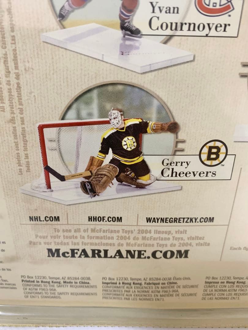 【レア】Mcfarlane マクファーレン NHLフィギュア Cheevers