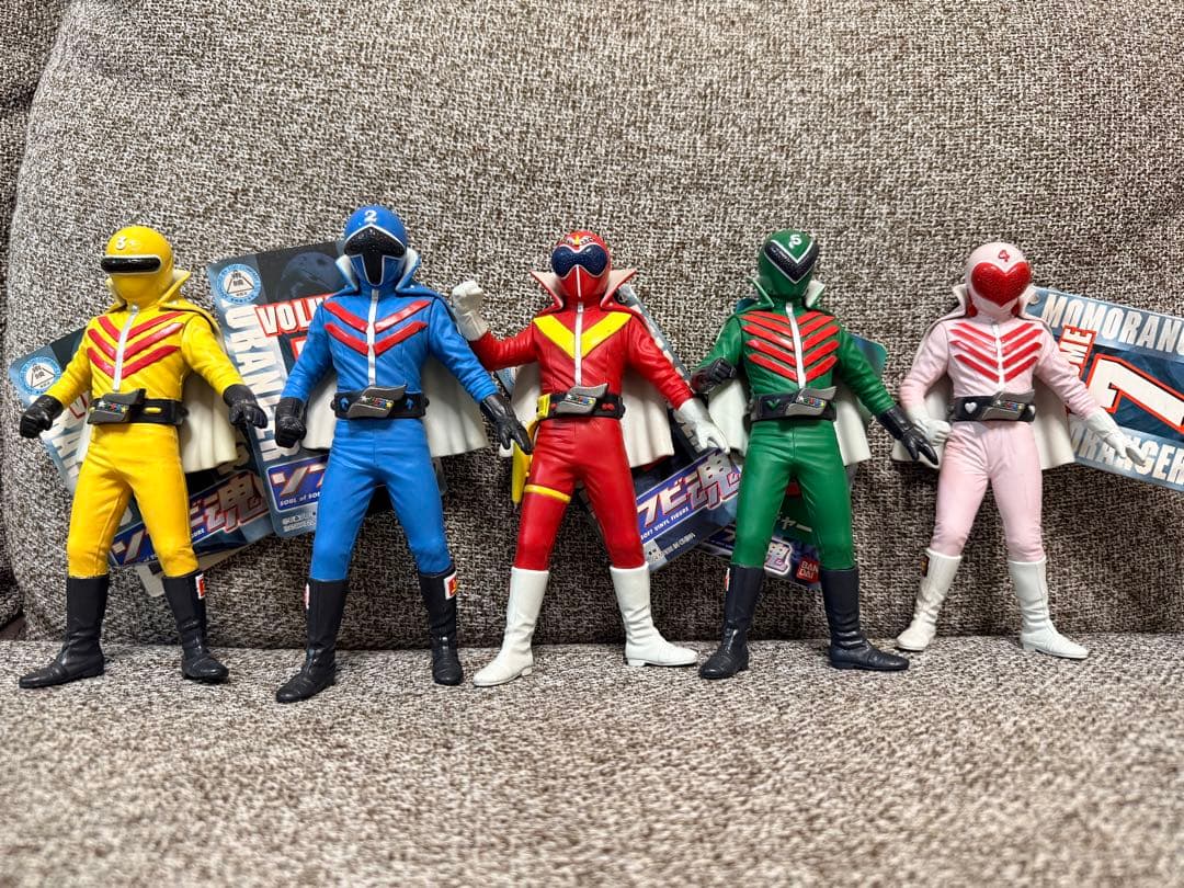 ソフビ魂　秘密戦隊ゴレンジャーフィギュア 5体セット