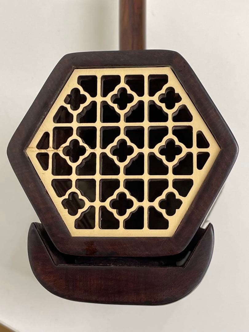 13555 古月琴坊　紅木　二胡　蛇皮　ER-400