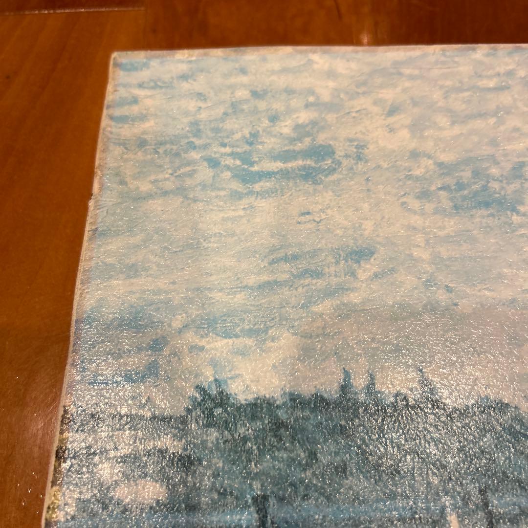 シスレー 冬の風景 油彩画