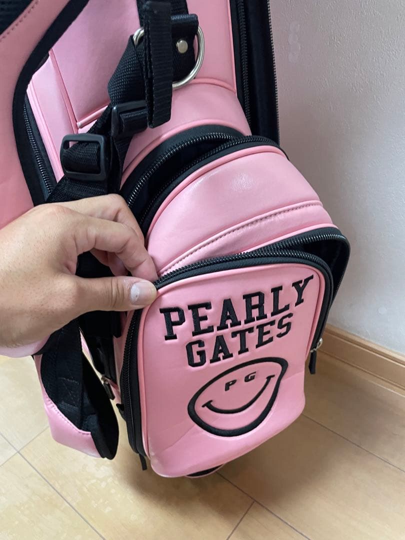 PEARLY GATES ピンクキャディバッグ
