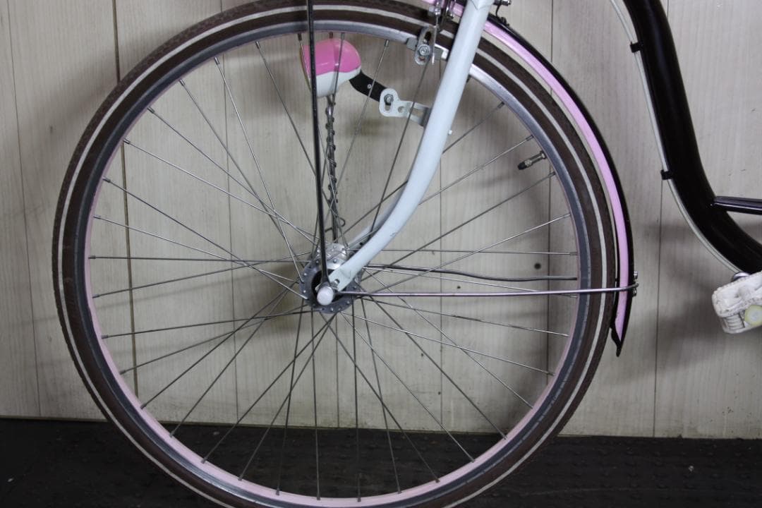 あさひ製CHERIRシェリール 26型 AUTO LED 子供用シティーサイクル