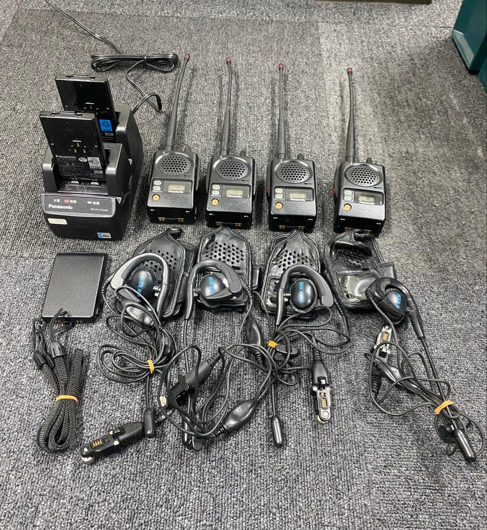 パナソニック　デジタル簡易無線　4台セット 中古品