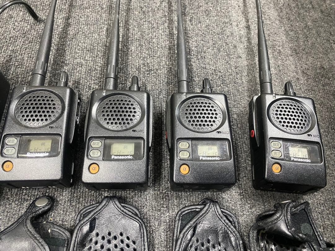 パナソニック　デジタル簡易無線　4台セット 中古品