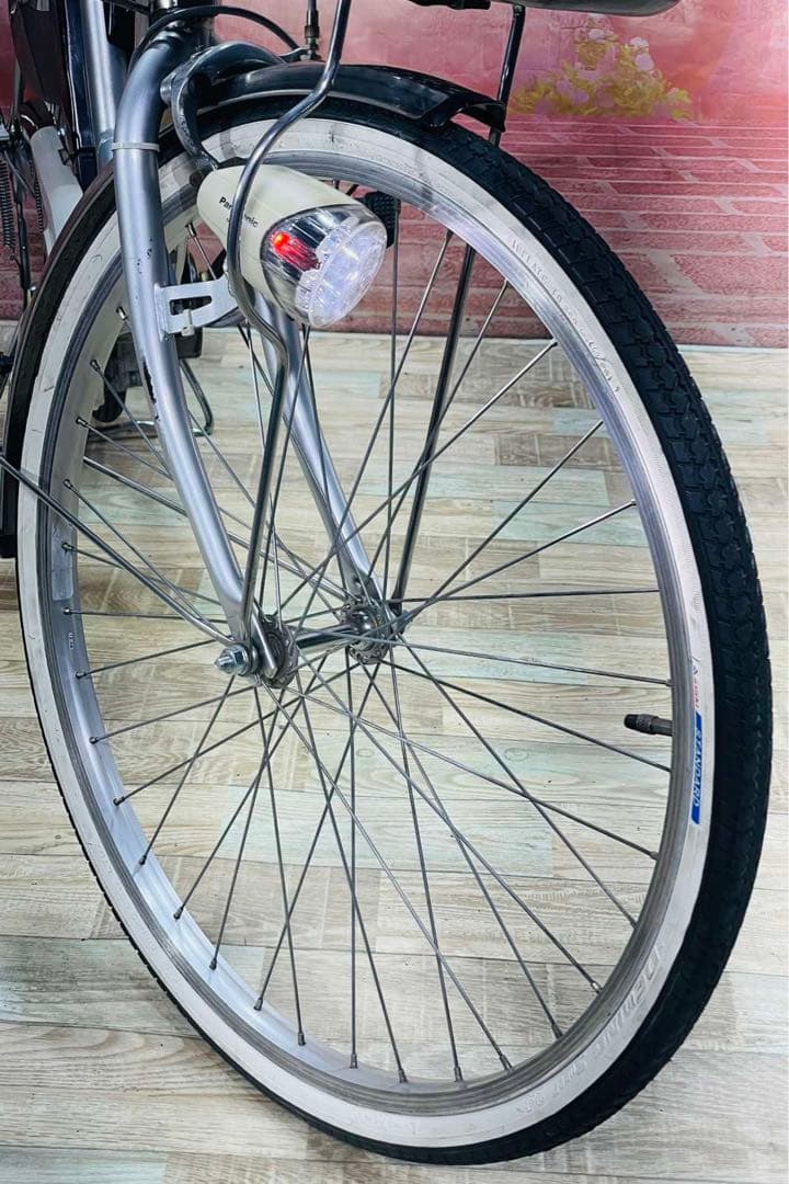 K2896 電動自転車パナソニック ママチャリ 24インチ 8.9Ah送料無料