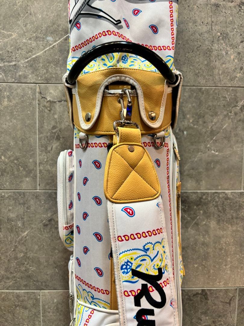 美品ラッセルノ Russeluno キャディバッグ ゴルフバッグ アクセサリー