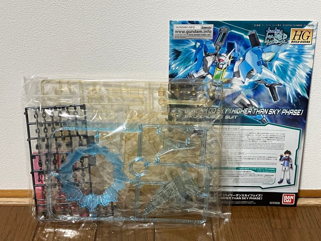 HG ガンダムダブルオースカイ ハイヤーザンスカイフェイズ ビルドダイバーズ