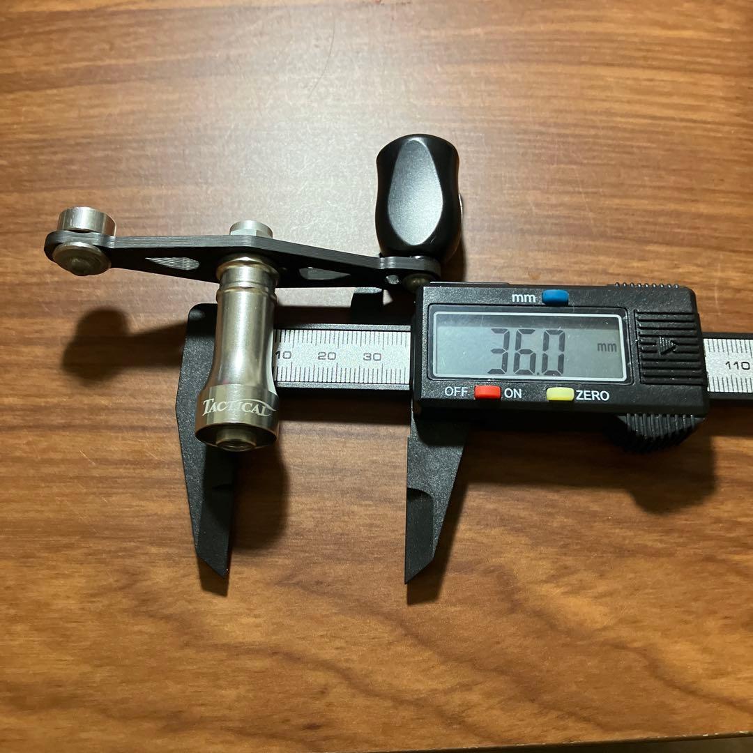 廃盤レア　美品　廃盤レア　ZPI ダイワ用　タクティカル　ハンドル　ノブ交換済み