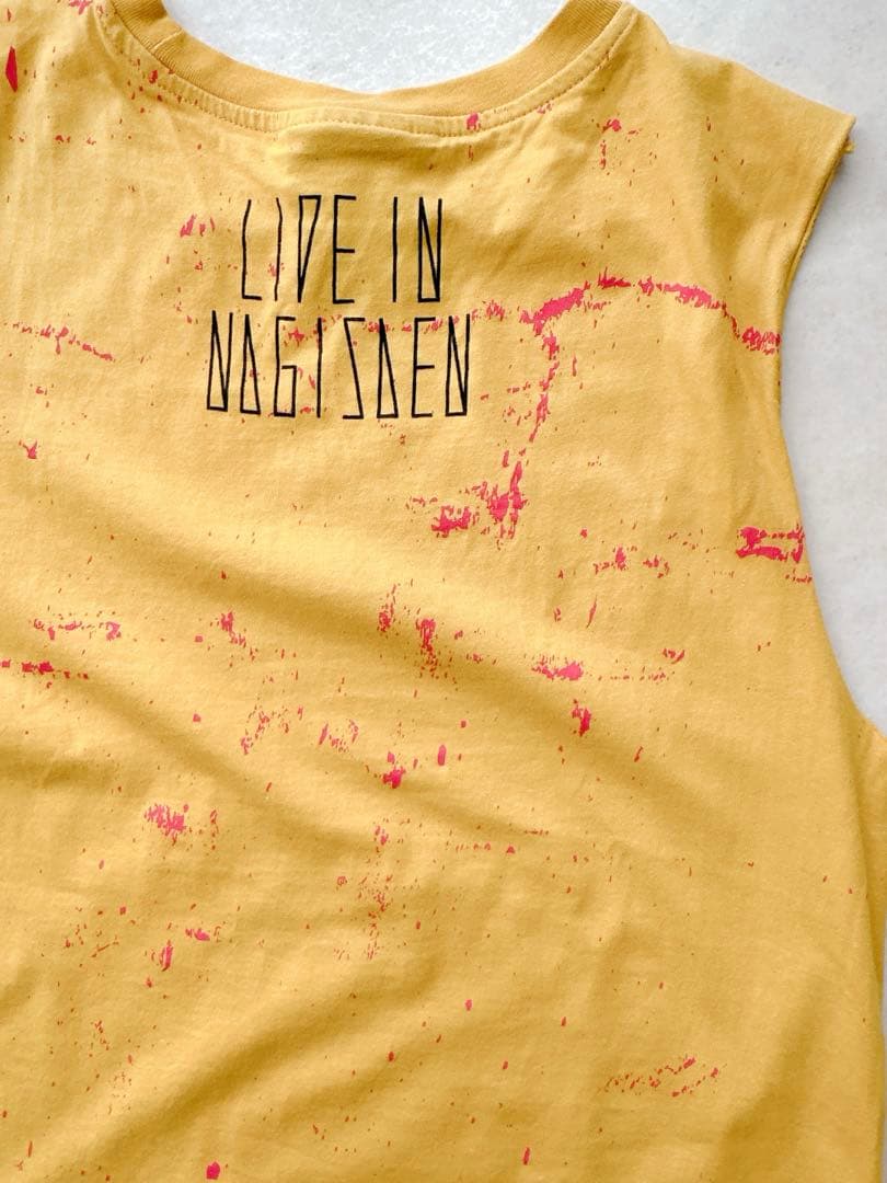 希少 ONE OK ROCK 渚園 タンクトップ ツアー イエロー S 大きめ