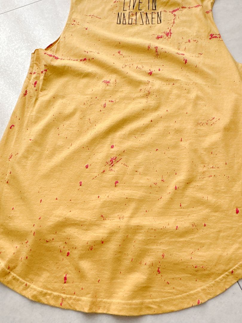 希少 ONE OK ROCK 渚園 タンクトップ ツアー イエロー S 大きめ