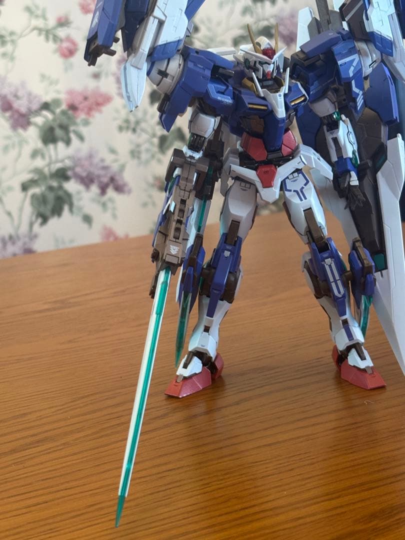 美品 L BUILD ダブルオーガンダム セブンソード (完成品)