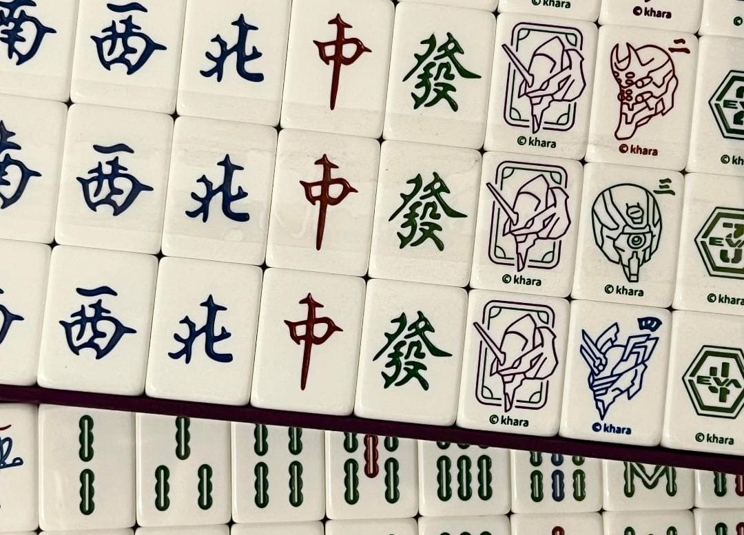 海外コンビニコラボ公式限定商品　《エヴァ》麻雀セット　新品