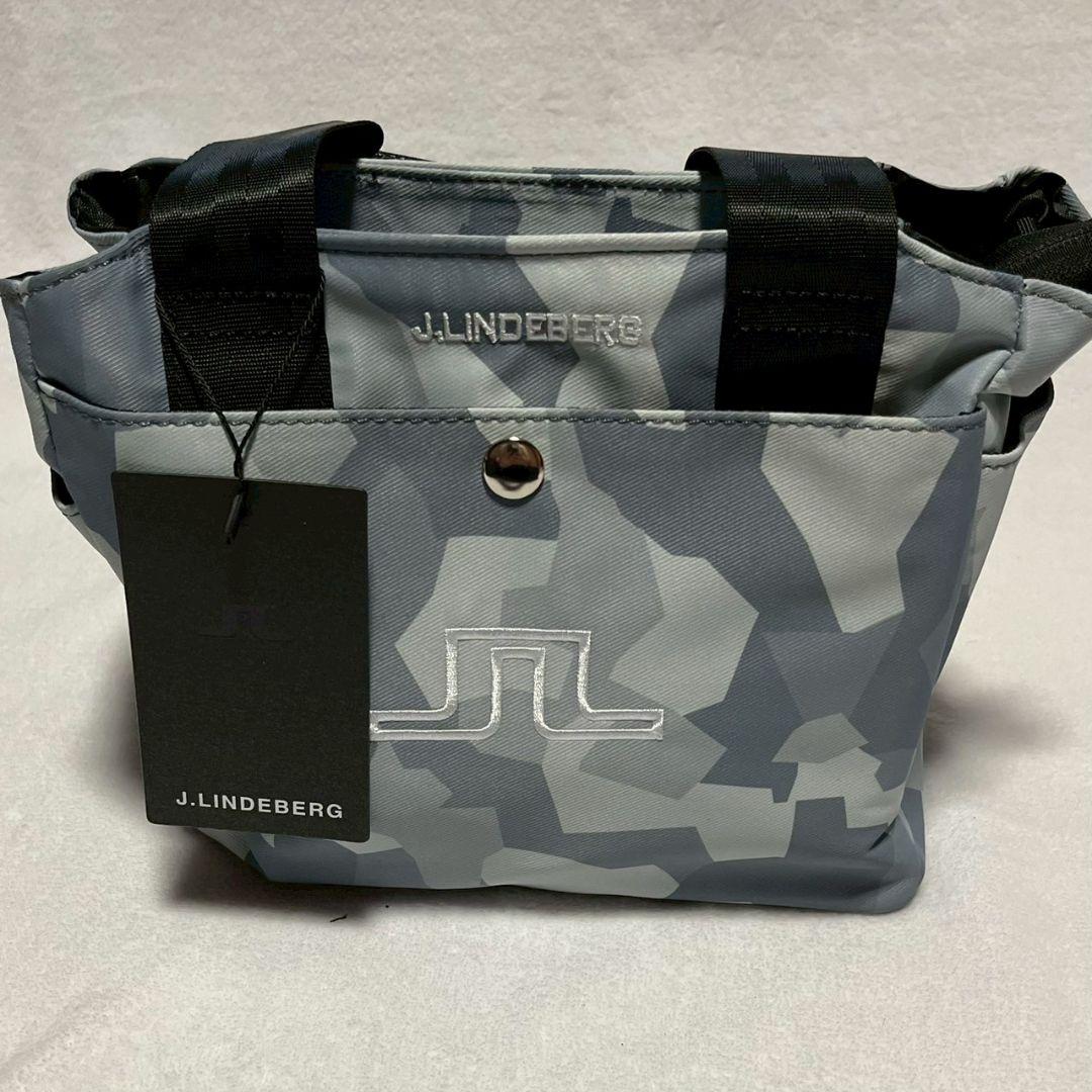 新品　J.LINDEBERG　ゴルフ　カートバッグ　ラウンドバッグ　ライトグレー