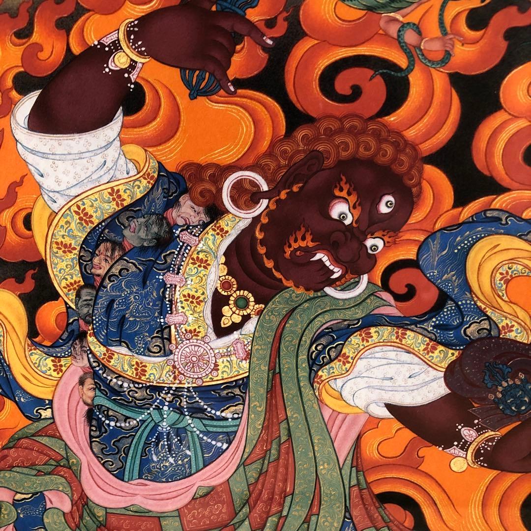 チベット　タンカ　ドルジェ・ドル