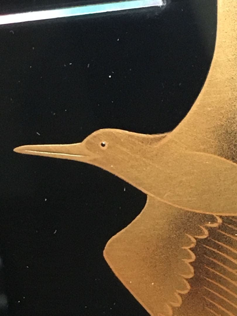 S191輪島塗 漆藝額 陽光 孝一作