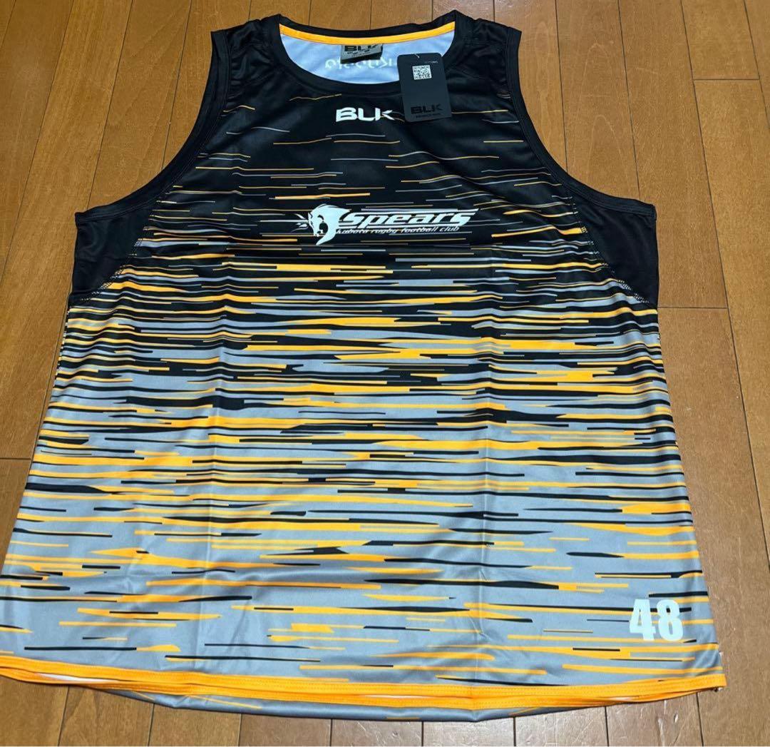 クボタスピアーズ選手支給品　ノースリーブ　5XL #48マルコムマークス選手