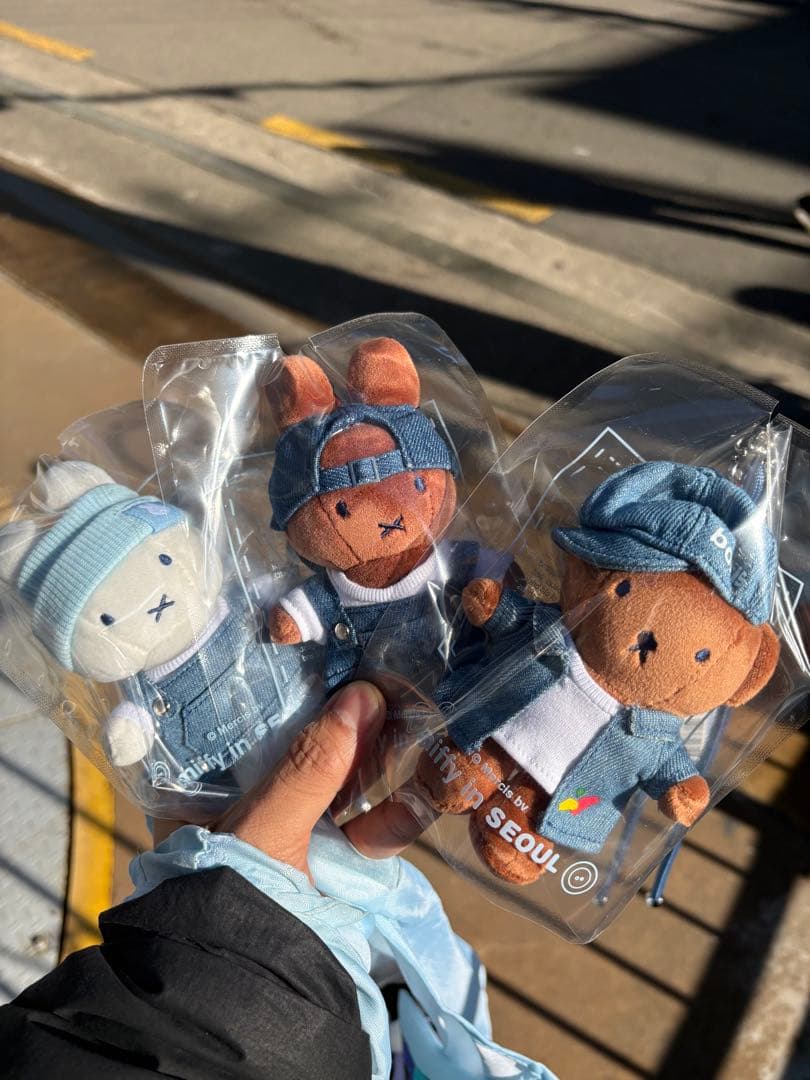 ミッフィー ソウル　デニム キーリング 3種セット 韓国限定商品　まこつこさん専