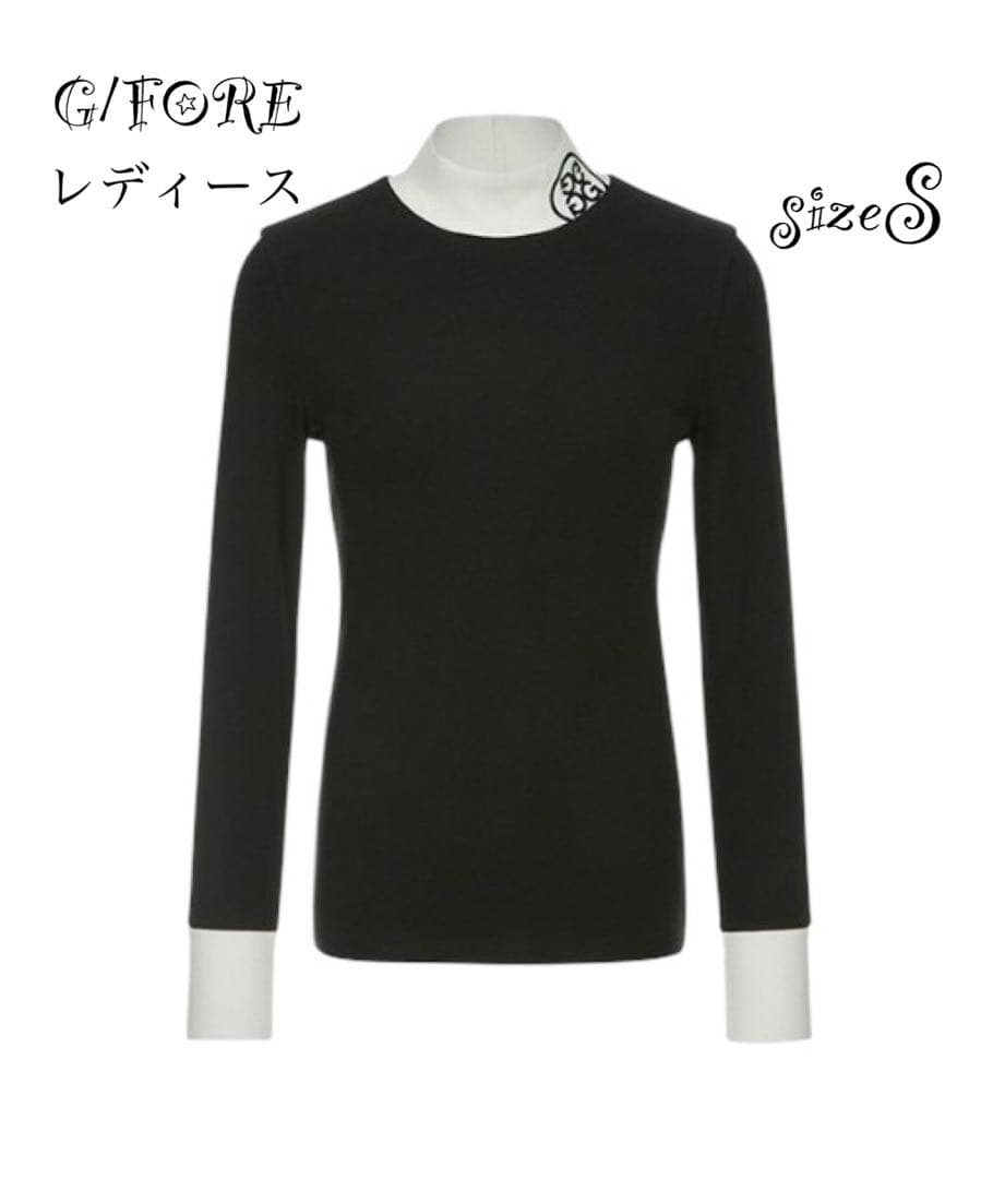 新品未使用新作韓国G/FOREジーフォアレディースハイネックシャツsizeS