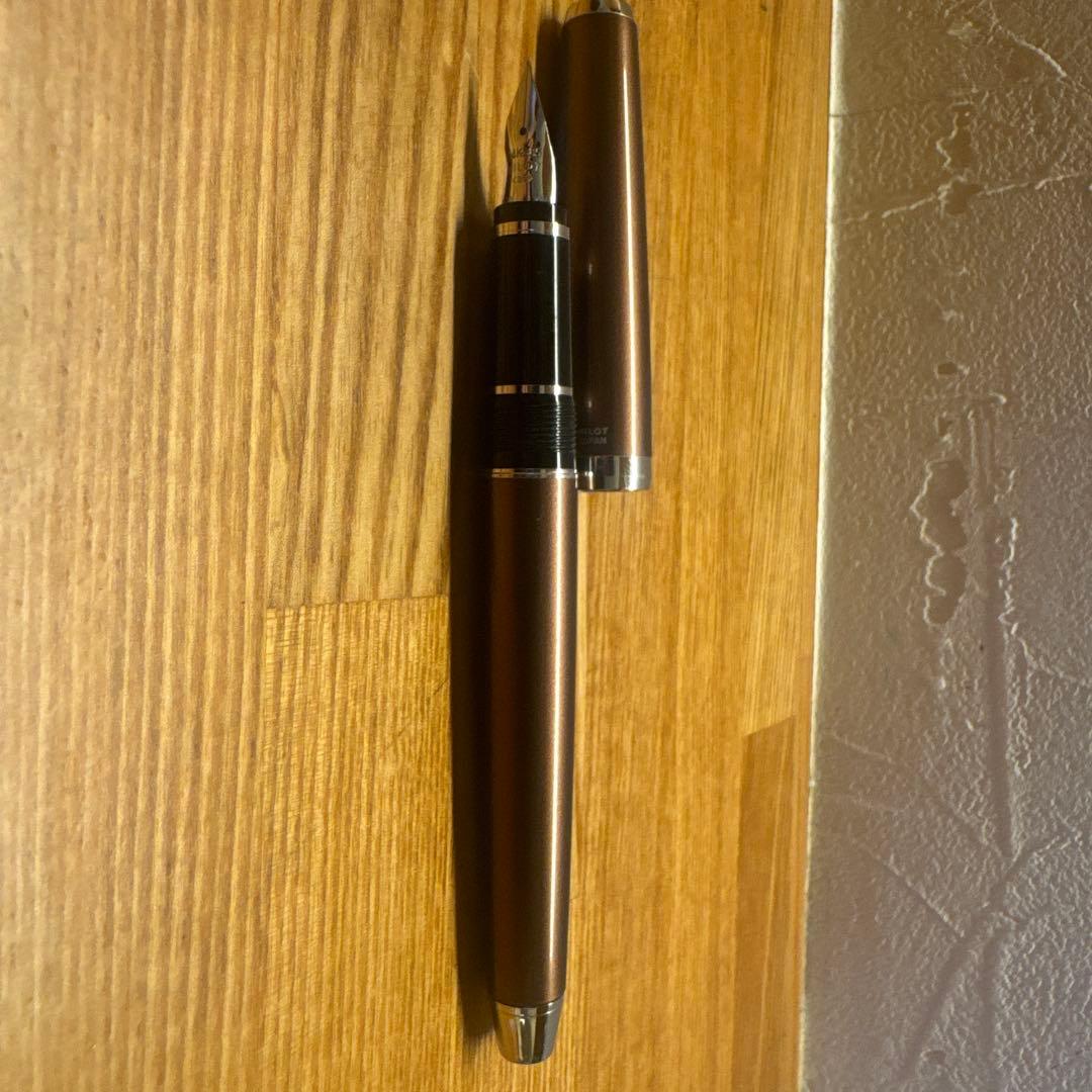 パイロット万年筆エラボーブラウン 極細字軟(SEF) FE-25SR-BNSEF