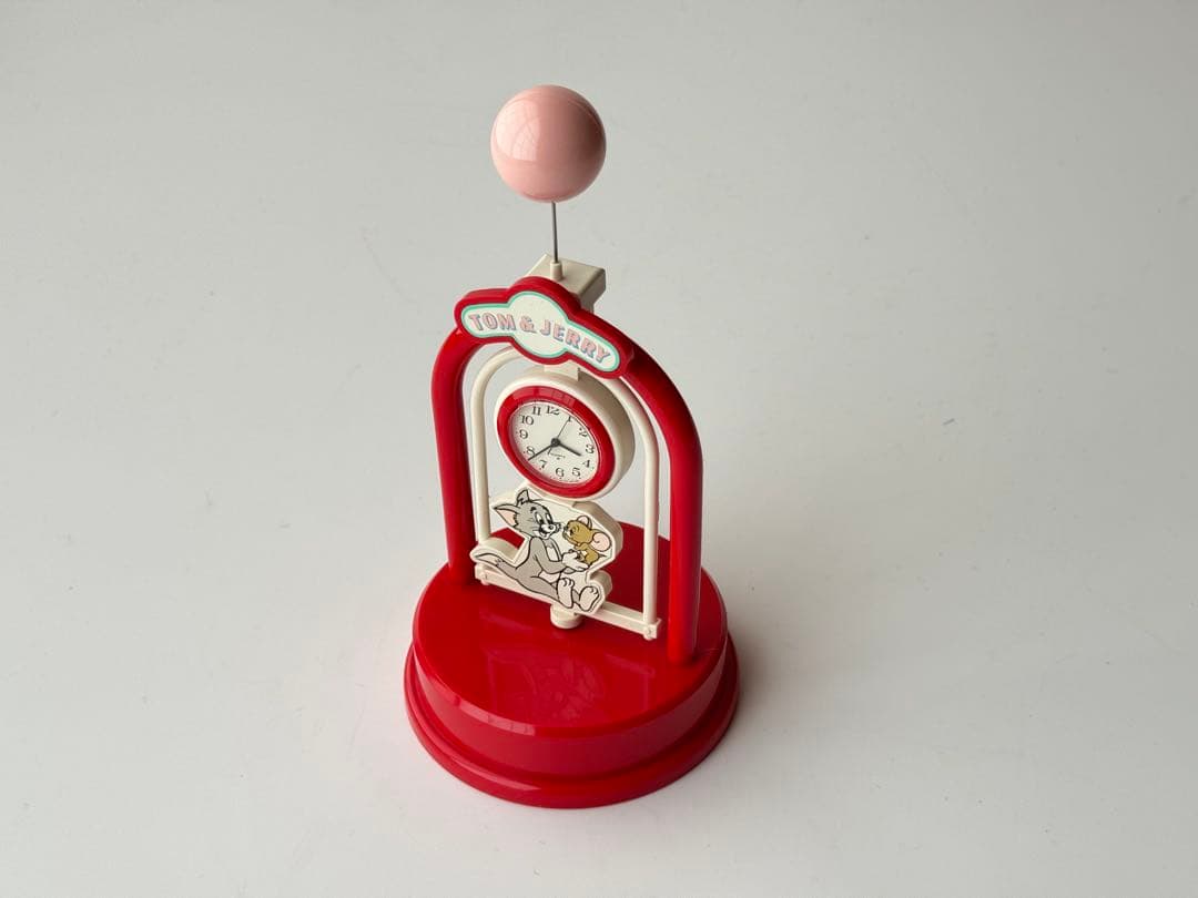 服部セイコー トムとジェリー アーチ型 置時計 昭和レトロ 80年代