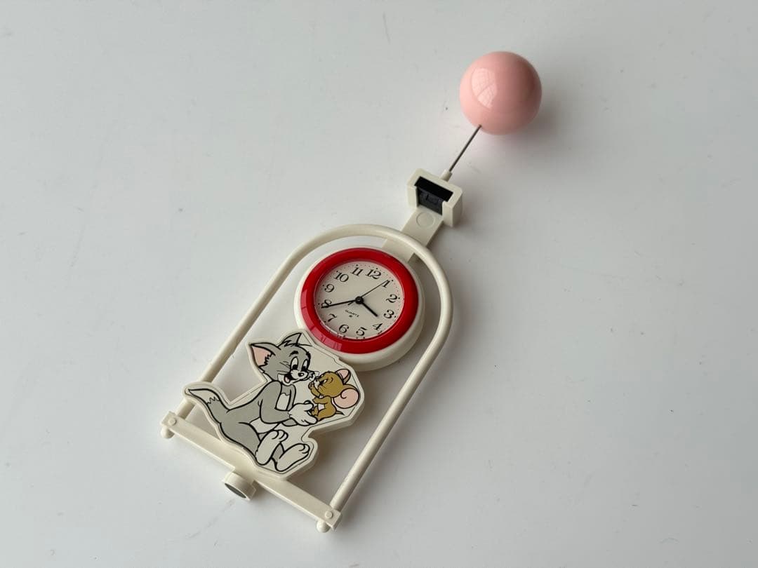 服部セイコー トムとジェリー アーチ型 置時計 昭和レトロ 80年代