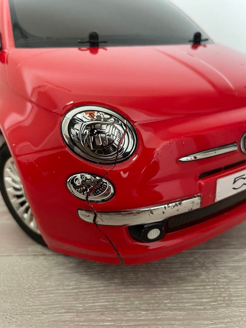 タミヤ FIAT 500 ラジコンカー 赤 1/10 XBシリーズ