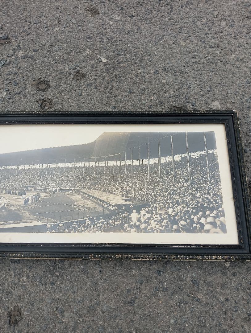 第２１回全国中等学校優勝野球大会開会式　　甲子園　戦前　　写真　ポスター