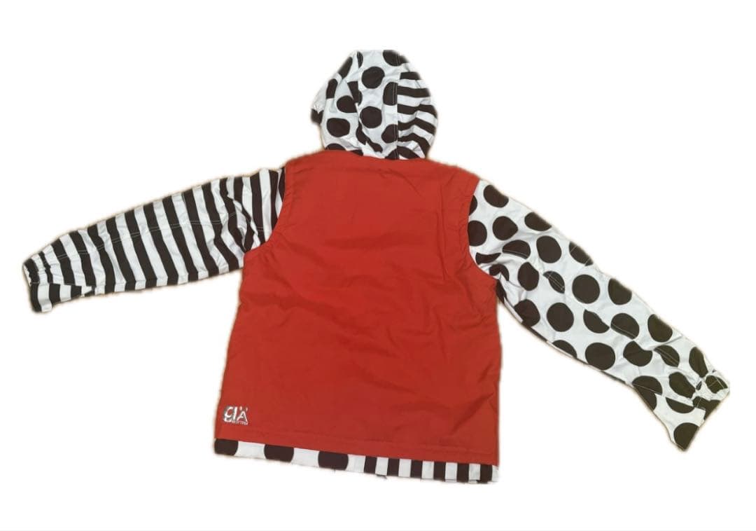 子ども用スノーボードウェア 赤/白/黒