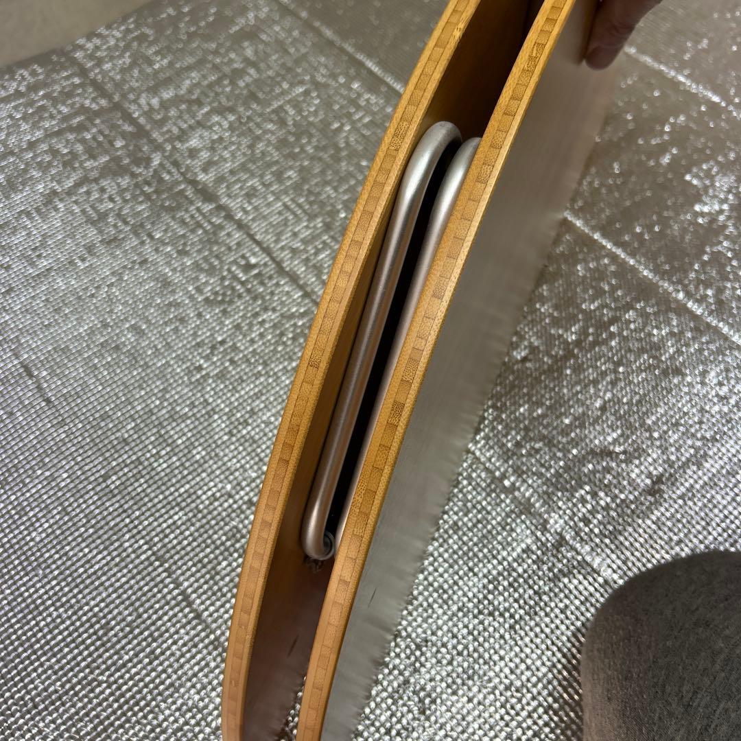 未使用　スノーピーク　ワンアクションちゃぶ台竹 M　テーブル 650mm