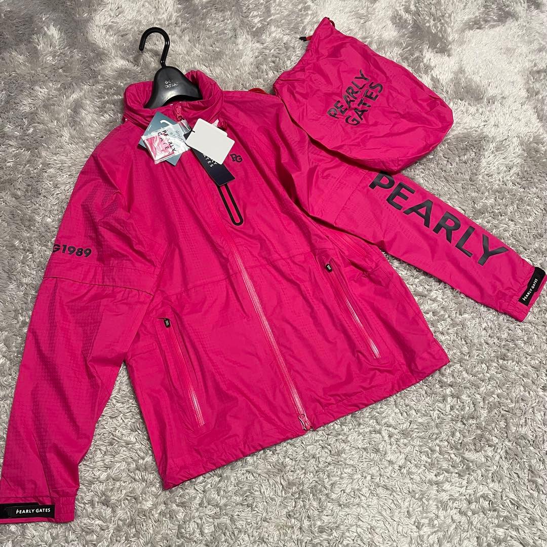 紅い靴 新品タグ付き　パーリーゲイツ AQUAX レインウェア 防水