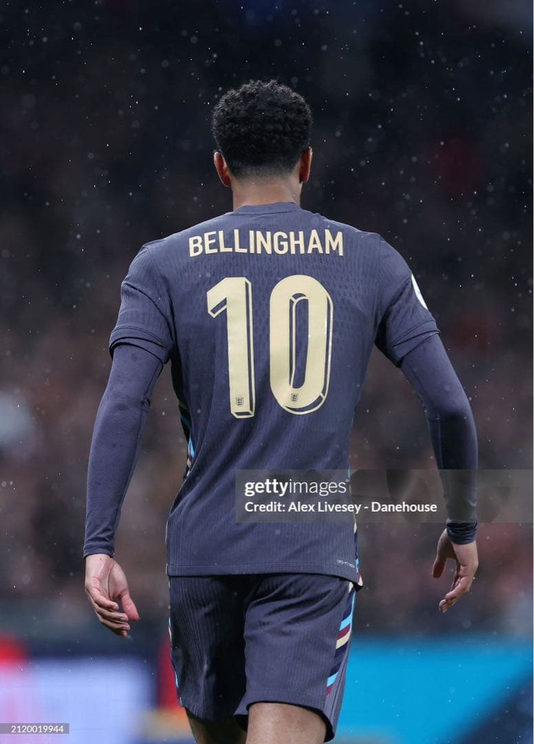 イングランド代表 アウェイ オーセンティック ユニフォーム 正規品 ベリンガム