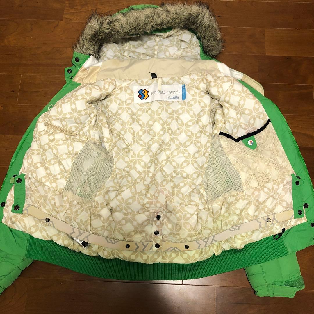 スペシャルブレンド ウェア ダウン グリーン レディース M L ショート