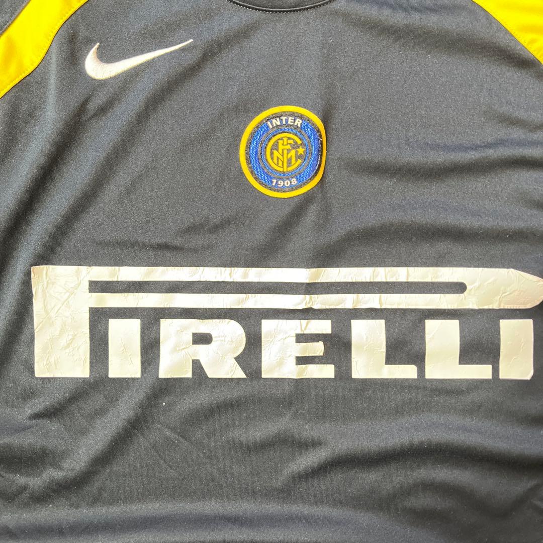 ⭐︎希少⭐︎ 【L】NIKE トータル90 インテル　レプリカユニフォーム　ブラック