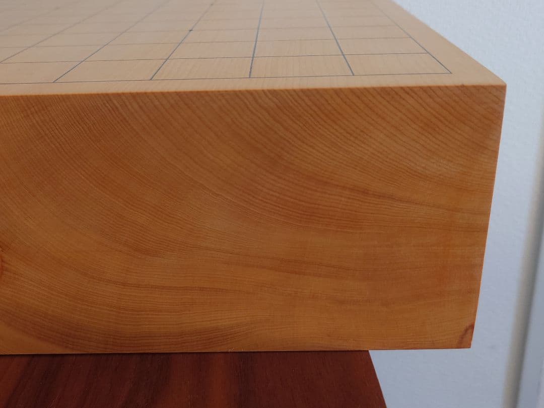 前川碁盤店　将棋盤　本榧　柾目