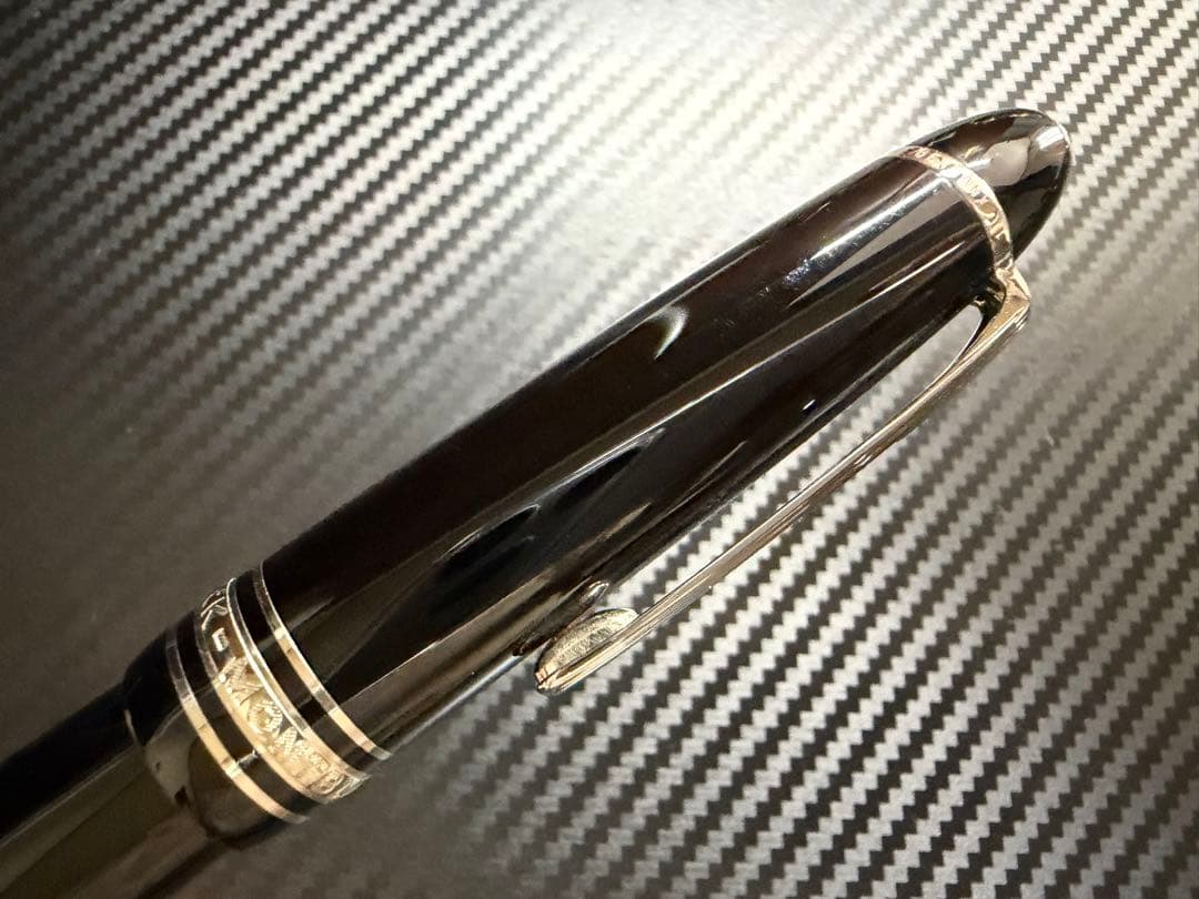 未使用に近い モンブラン ル・グラン P146 プラチナライン F 細字 万年筆