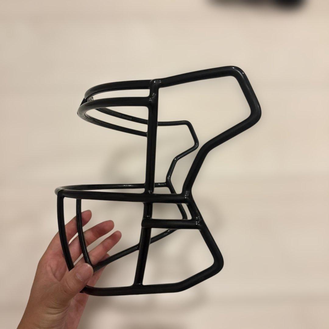 m*i様 アメリカンフットボール ブラックフェイスマスク