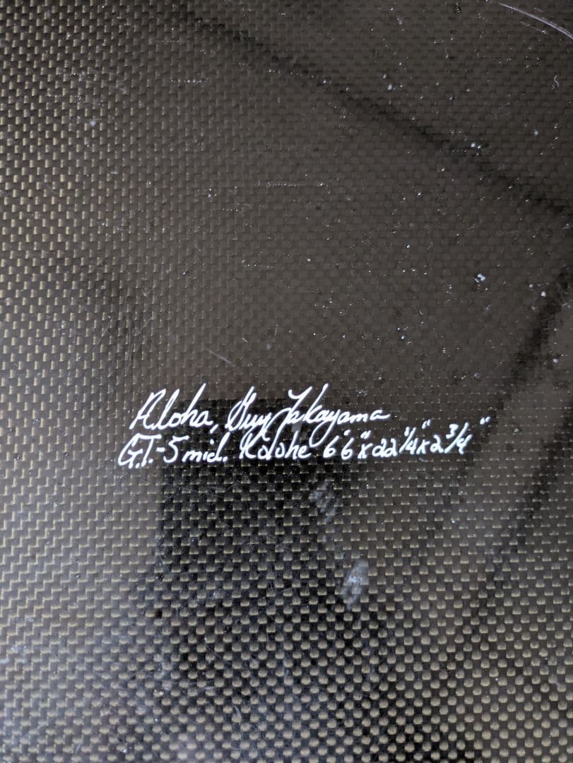 Guy Takayama 6'6\" x 21\" x 3/4\"　 ミッドレングス