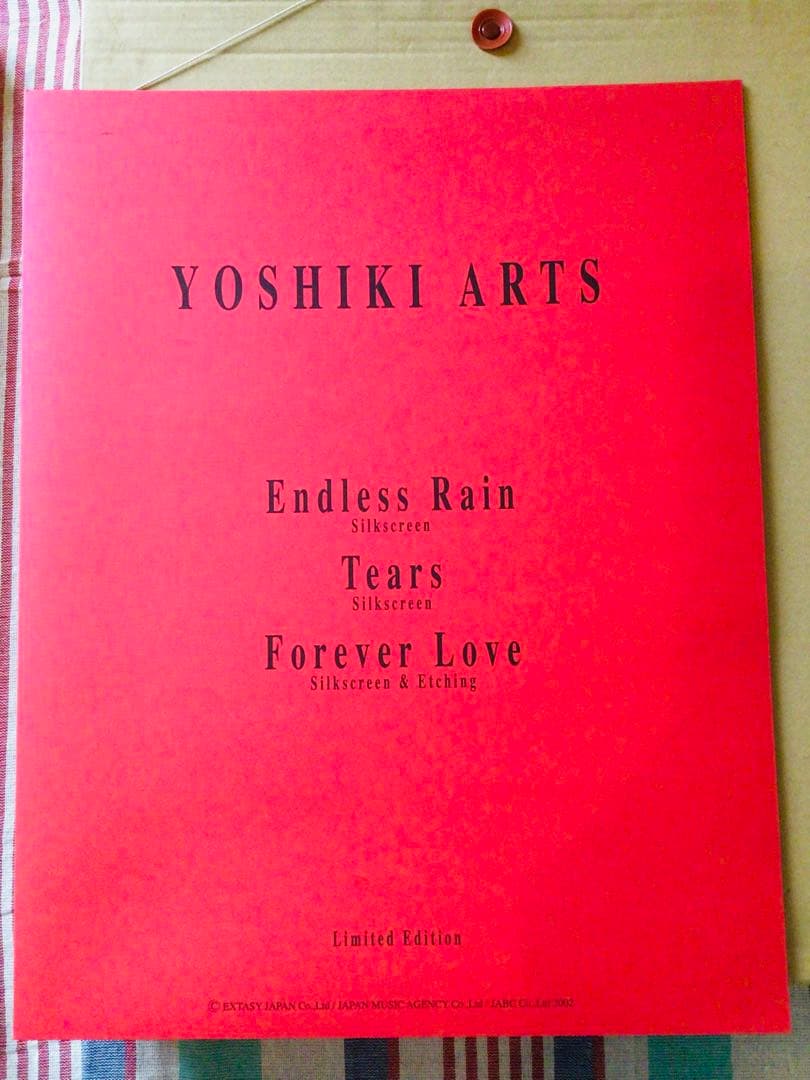 ◉非売品◉X JAPAN◉YOSHIKI ART◉直筆サイン入◉限定特別セット◉