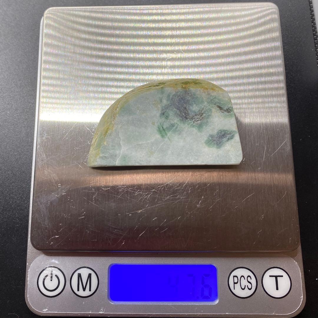 【1335】糸魚川　翡翠　緑　原石　47g　天然石　ヒスイ　宝石　パワーストーン