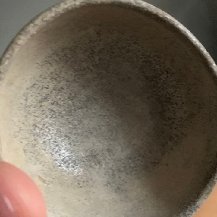 瀬戸 灰釉 盃 酒器 ちょこ 江戸後期 ぐい呑み 古道具 アンティーク 古美術