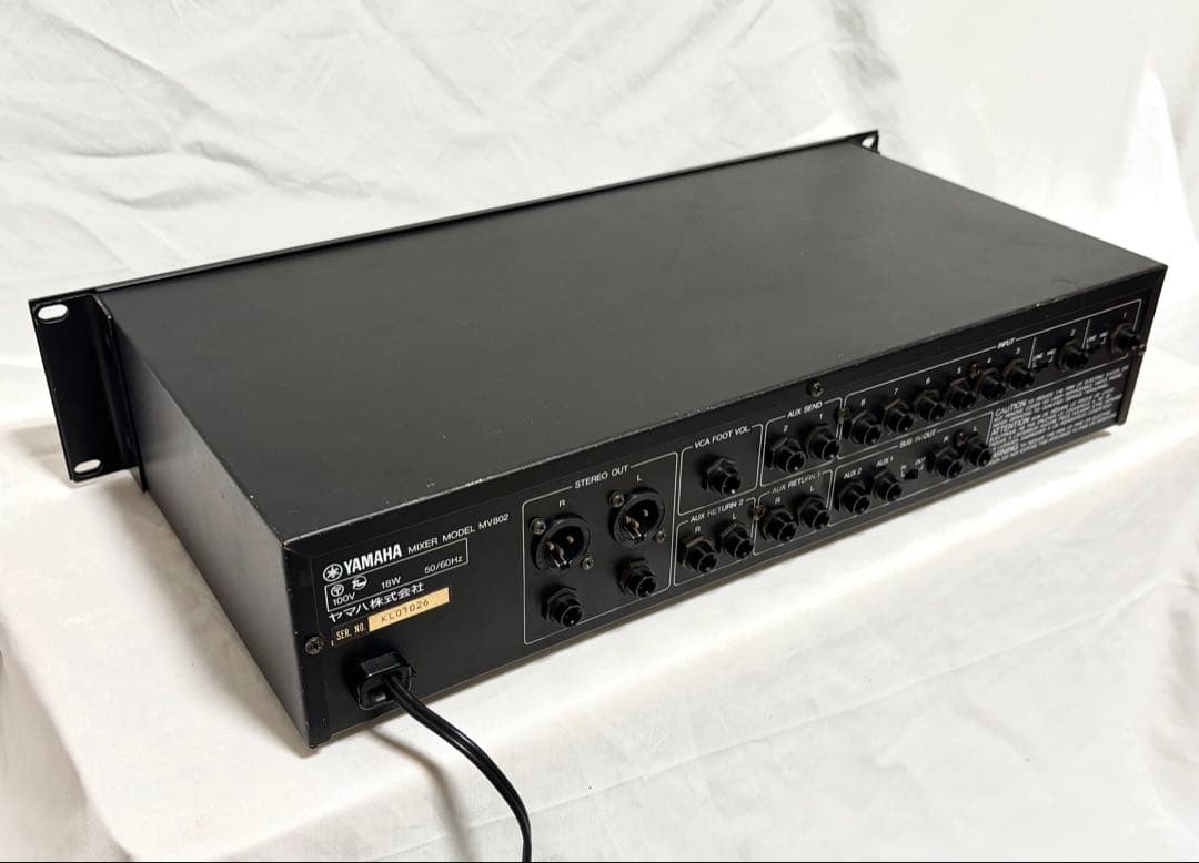 YAMAHA ラック式アナログミキサー MV802
