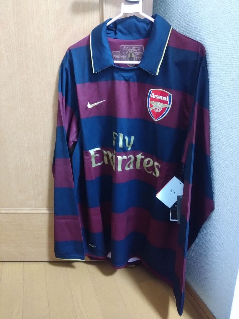 アーセナル Nike シャツ M 07-08 3rd　長袖