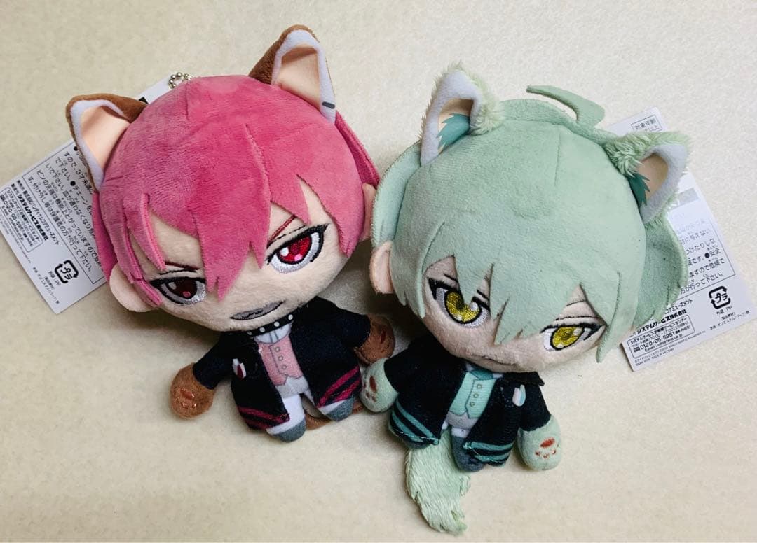 亥清悠 狗丸トウマ　ぬいぐるみバッジ アイドリッシュセブン ナンジャタウン